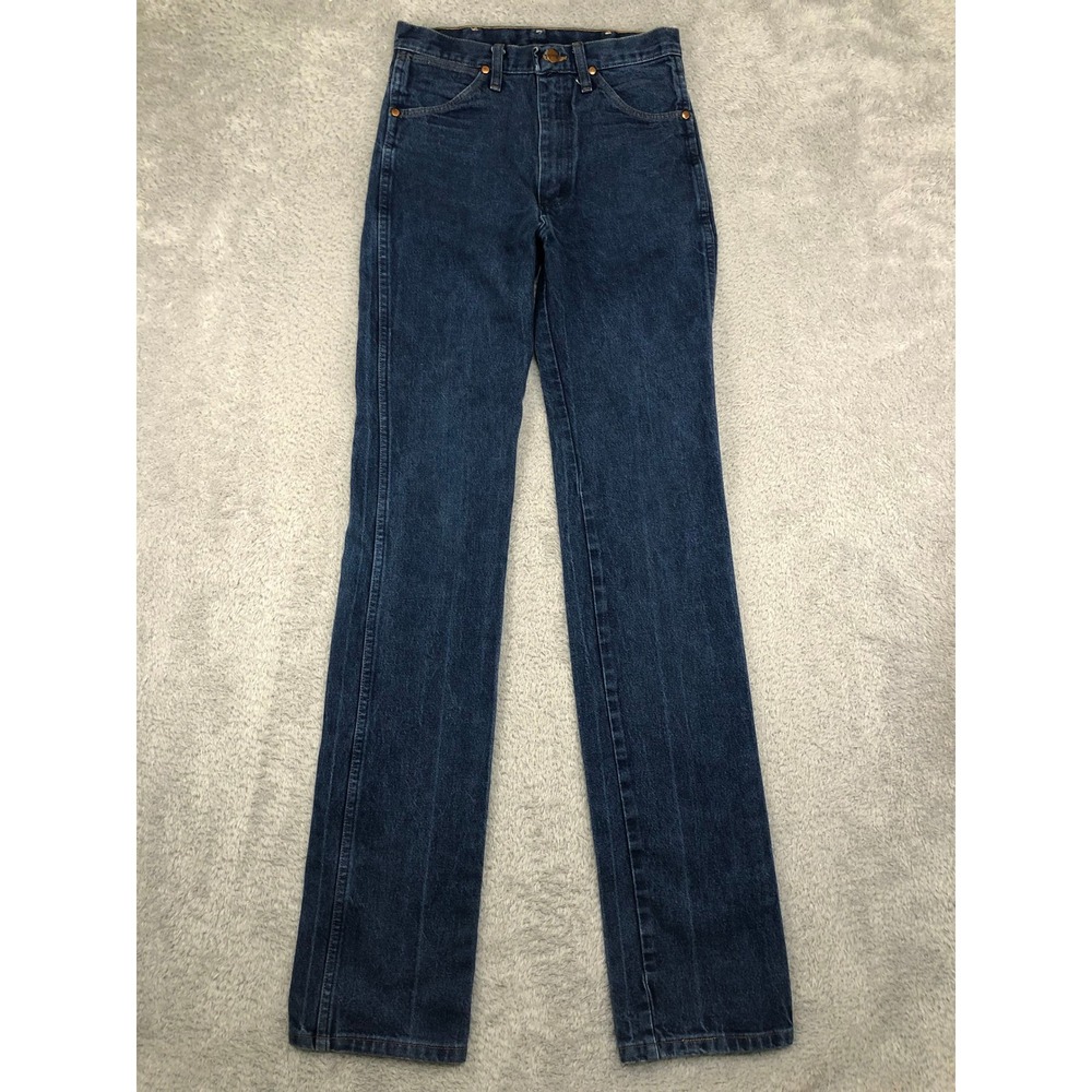 Wrangler Jeans Men 28x37 (Tag 29x38) Blue 936DEN Cowboy Cut Western Denim